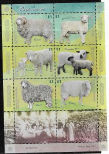 Argentina #2537 1P Sheep sheet of 6 CV$4.50