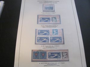 SWITZERLAND USED STAMPS & COVERS COLL. ON PAGES 1930-2005 $2K-$3K CAT. XF (191)