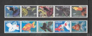 FISH - PHILIPPINES #2180-1 MNH