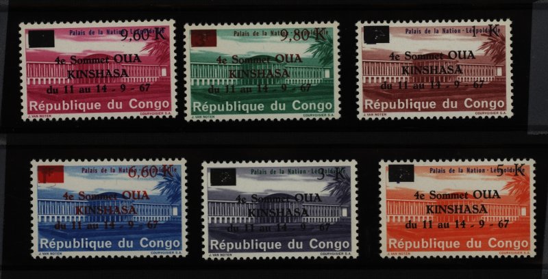 Congo, Democratic Rep. (ex Bel. Congo/Zaire) #593-598  Single (Complete Set)