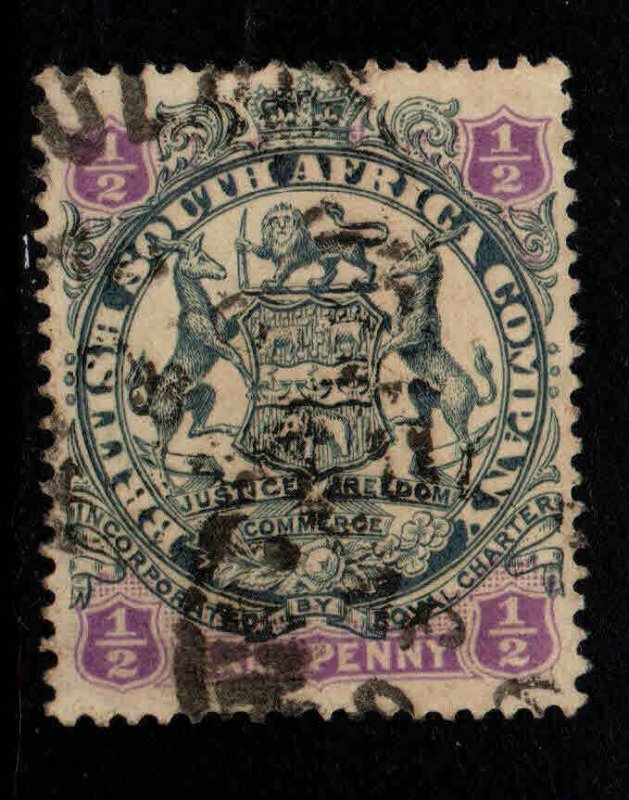 Rhodesia Scott 26 Used coat of arms stamp Die 2