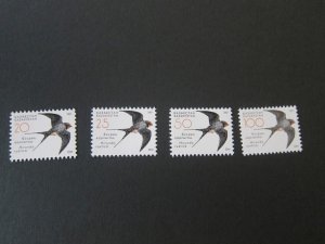 Kazakhstan 2007 Sc C558-61 Bird set MNH