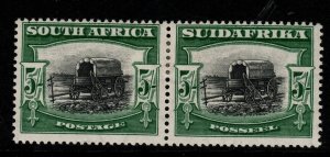 SOUTH AFRICA SG38 1927 5/= BLACK & GREEN MTD MINT