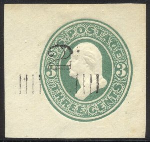 U.S. #U467 Unused VF - 2c on 3c Green