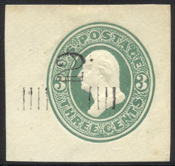 U.S. #U467 Unused VF - 2c on 3c Green