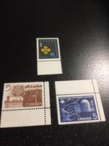 Canada sc 447-449 MNH