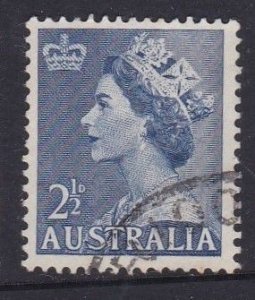 Australia  1953 QE II  2 1/2d - used