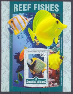 2016 Solomon Islands  3545/B489 Marine fauna - reef fish 11,00 €