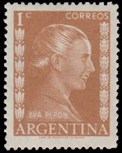 ARGENTINA 1952. SCOTT # 599. UNUSED. # 6