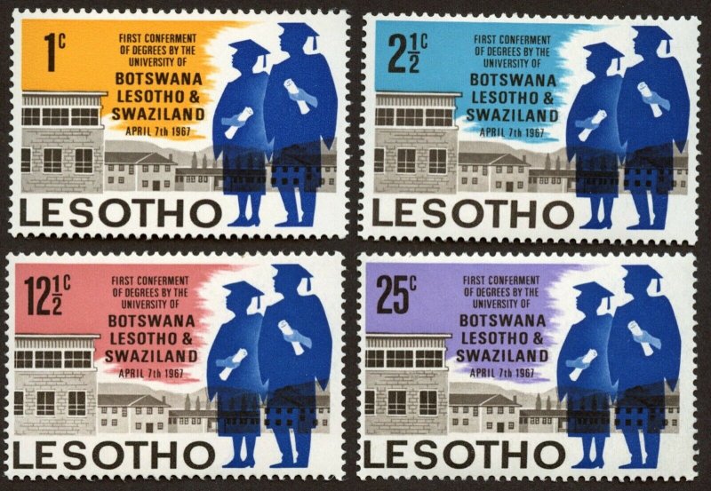 Lesotho - Sc# 25 - 36, 37 - 40. MNH - Two sets. 2017 SCV $11.00