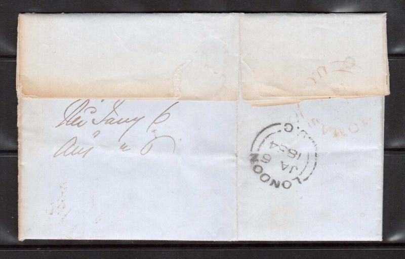 Canada #4 Used On Folded Letter To London  **With Certificate**