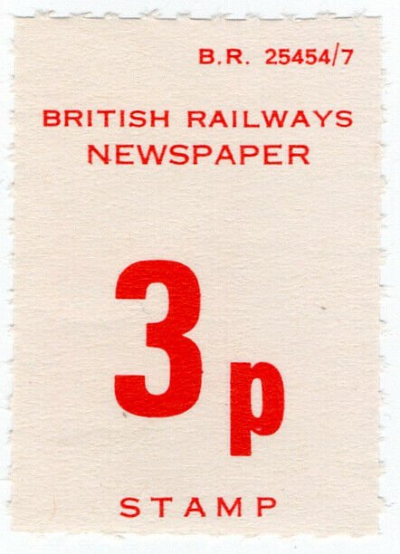 (I.B) British Railways Board : Newspapers 3p