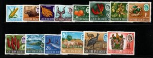 SOUTHERN RHODESIA SG92/105 1964 DEFINITIVE SET MNH