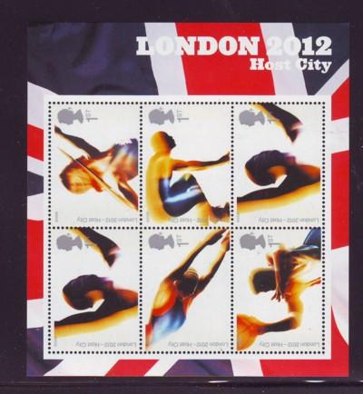 Great Britain Sc 2301 2005 Olympics 2012 stamp sheet mint NH