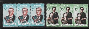 South West Africa 1968 Charles Robberts Swart President Sc 312-313 MNH A3213