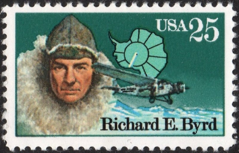 SC#2388 25¢ Antarctic Explorers: Richard E. Byrd Single (1988) MNH