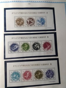 Japan  # B23a/27a/31a  MNH