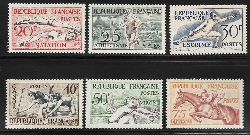 France - Scott #700-05 VF - Mint Never Hinged (NH)