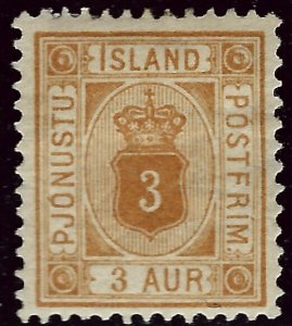 Iceland Facit TJ10a perf 12 3/4 Mint F-VF. SCV$125.00..Would fill a great Spot!