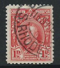 Southern Rhodesia SG 16a FU perf 11 ½