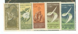 Brazil #734-738  Single (Complete Set)