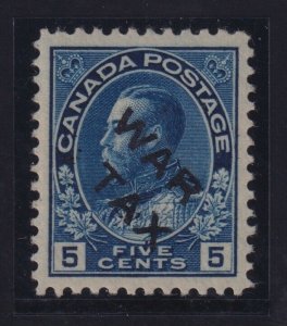 Canada Sc #MR2B (1915) 5c blue Admiral WAR TAX Mint XF NH MNH