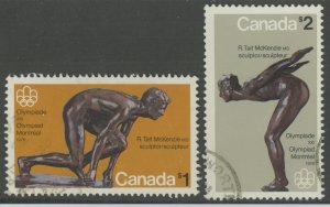 Canada 656-7 used olympics (2111 57)