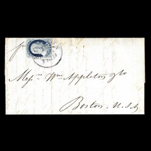 WCstamps: U.S. Scott #9 / 1c Type IV On Cover, F/VF, Used / CV $130