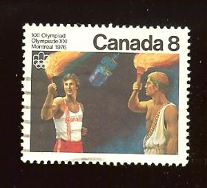Canada #681 8¢ Olympic Torch