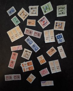 Germany Party Contribution Stamps Beitrag Revenue Lot Used Unused BOB T16475