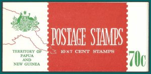 Papua New Guinea 1971 Episcopal Mitre Shell, Booklet  #SGSB3