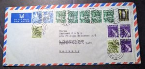 1961 Nigeria Airmail Cover Apapa to Frankfurt am Main Germany