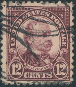 US 693 12 cent General Issue; Cleveland; Used; NG -- See details and scans