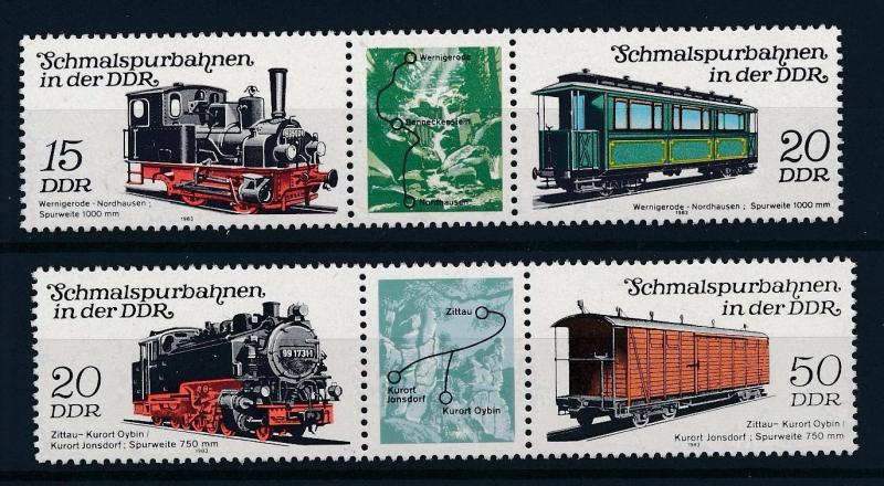 [61567] Germany DDR 1983 Railway Train Elsenbahn Chemin De Fer  MNH