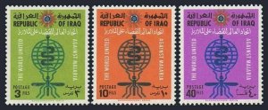 Iraq 314-316, MNH. Michel 340-342. WHO drive to eradicate Malaria, 1962.