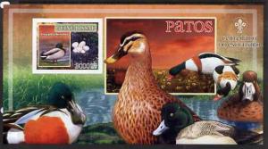 Guinea - Bissau 2007 Birds - Ducks large imperf s/sheet c...