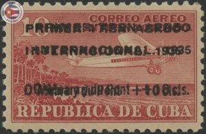 Cuba 1935 Scott C16 Double Surcharge ERROR | MNH | CU21851