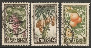 Algeria  used scott cat #  229 - 231