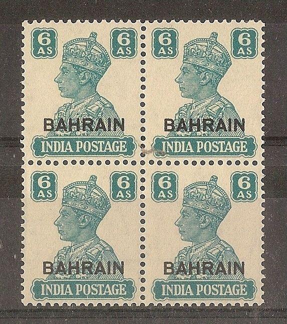 Bahrain 1942-45 6A SG48 MNH Block Cat£80