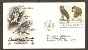 Owls 1978 PCS Typed FDC  BIN 5255