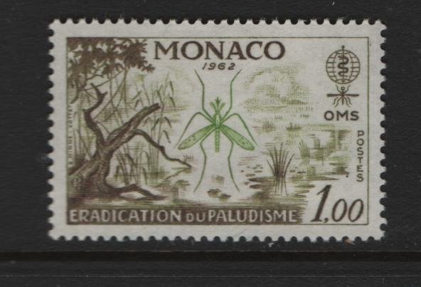 MONACO, 504 Hinged, 1962 WHO drive to eradicate malaria