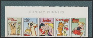4467-71, Strip of 5, Sunday Funnies, MNH, .44cent.