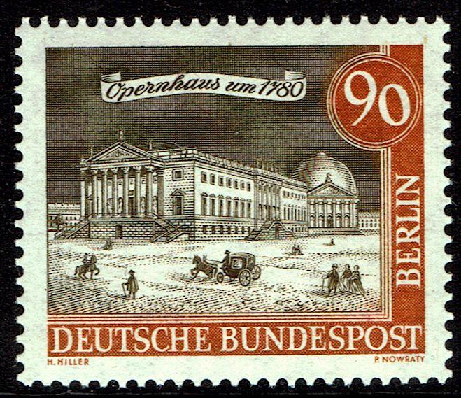 Germany Berlin 9N206 MNH - Berlin Opera House (1963)