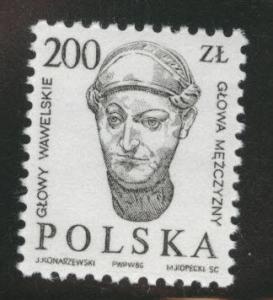 Poland Scott 2744 MNH** 1986 key 200 Zt stamp