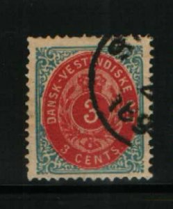 Danish West Indies1874 Scott 6e u fvf scv $32.50 BIN $6.50