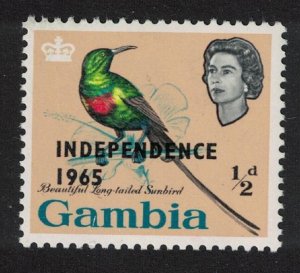 Gambia Long-tailed Sunbird Birds 1963 MNH SG#215