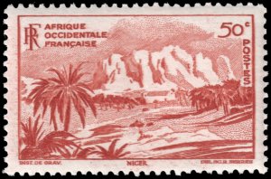 French West Africa #39  MNH - Oasis of Bilma (1947)