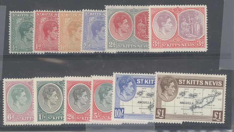 St. Kitts-Nevis 79-90 Mint VF H