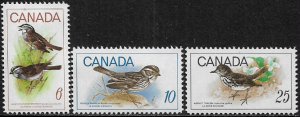 Canada #496-8 MNH Set - Birds