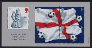 2001 Great Britain MS2292 World Cup Football Championship, Japan and Korea.-